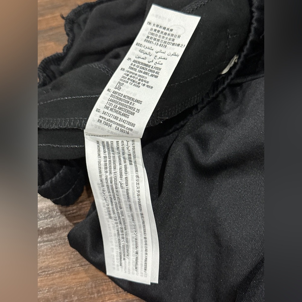 Hollister Women's Black & White Joggers Size S - Picture 6 of 9